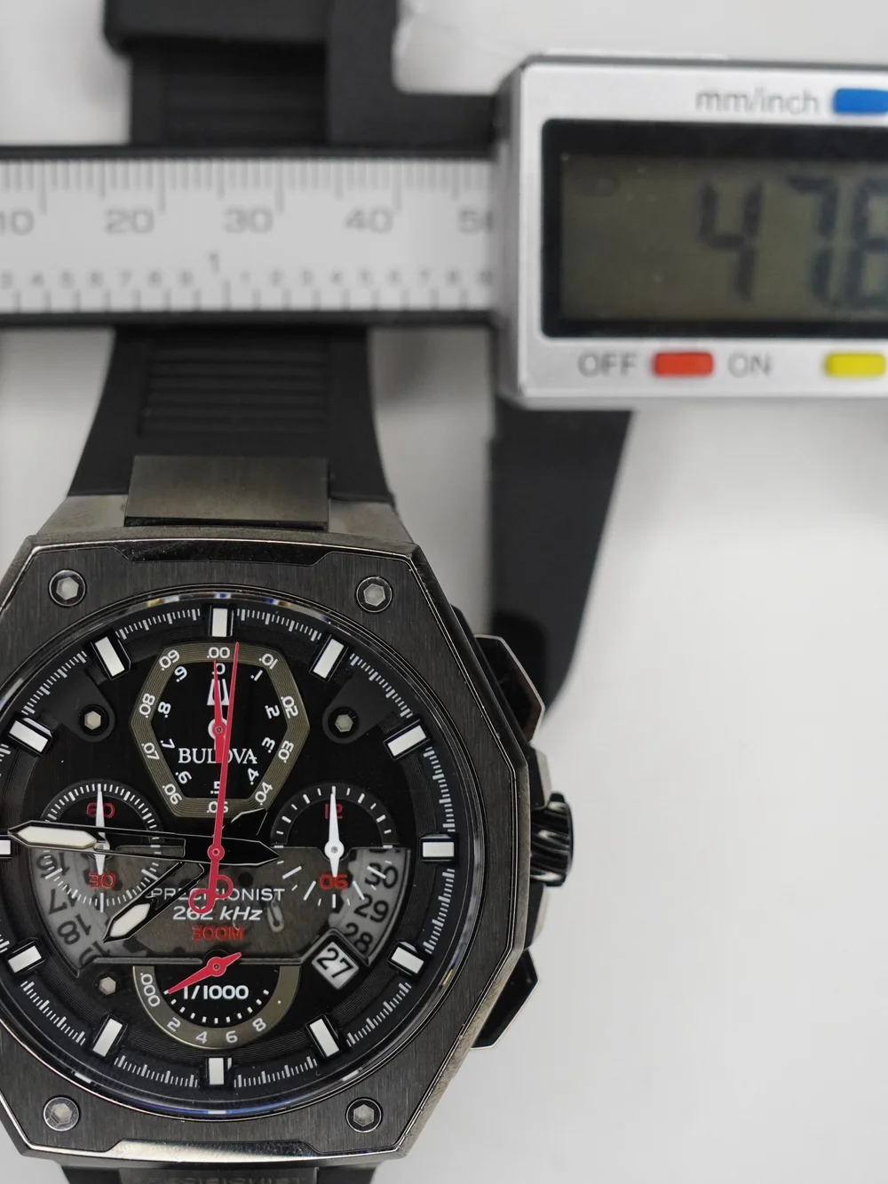 Bulova Series X 98B358 Precisionist 262kHz Quartz Chronograph 300M Watch